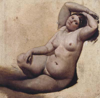 Jean Auguste Dominique Ingres Oil sketch for the Turkish Bath (mk04) oil painting image